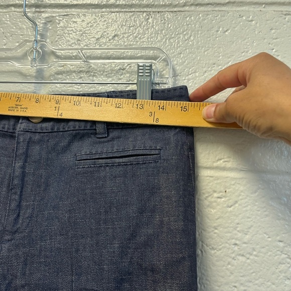 Brooks Brothers NY Denim Wide-Leg High‎ Waisted Trousers Sz. 4 NWT - Picture 9 of 11
